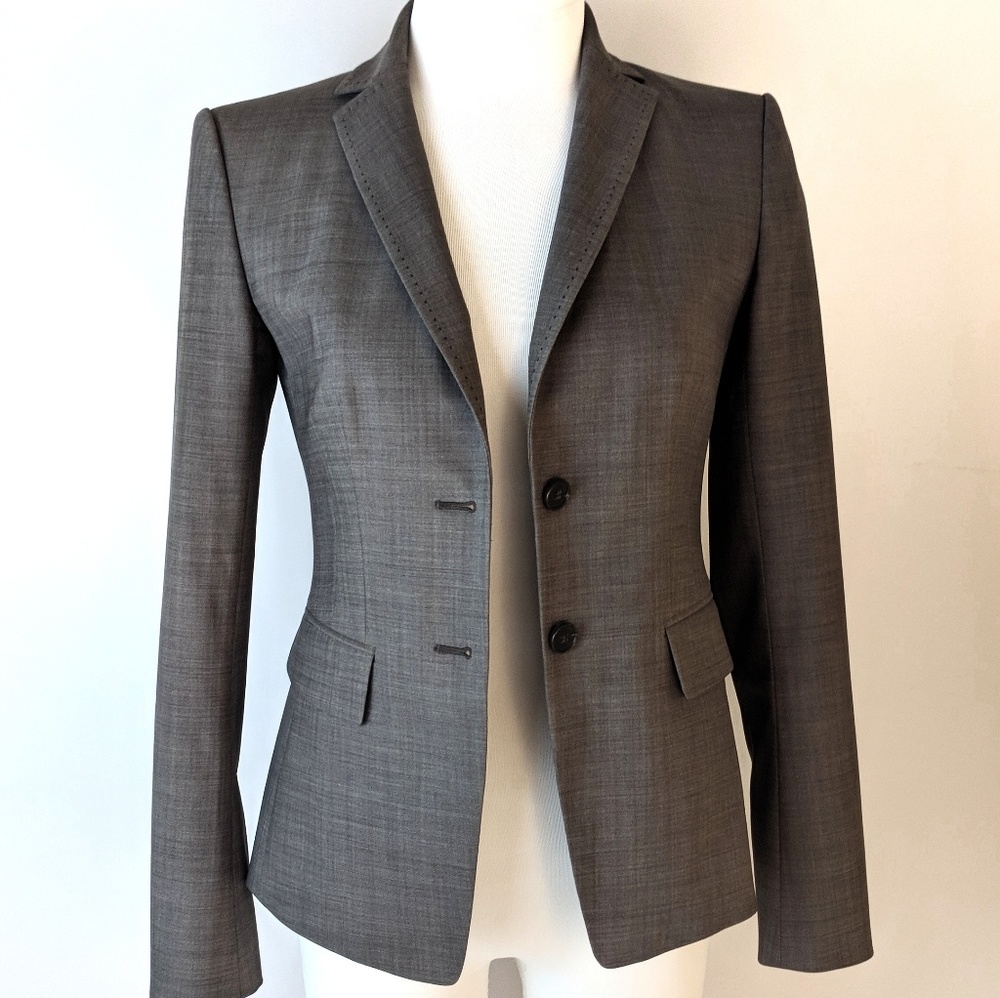 Ann Taylor Brown Blazer Size 0